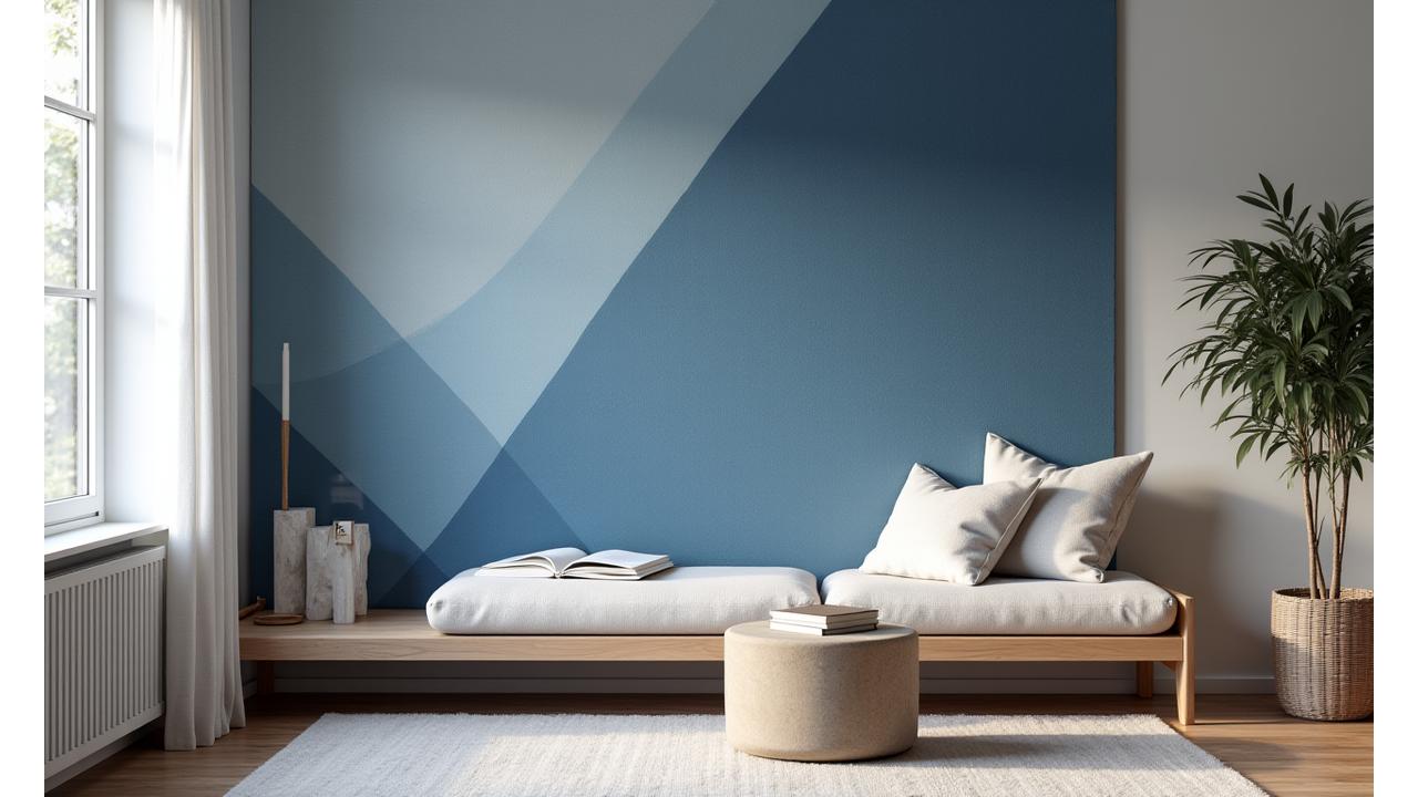 Et elegant, lydabsorberende panel integrert harmonisk i et stilfullt rom